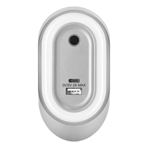 AGRA lampka podszafkowa LED 2,5W, 80lm, 4000K, z włącznikiem bezdotykowym i funkcją ładowania USB A+ AD-OM-6564L4/G/USB ORNO