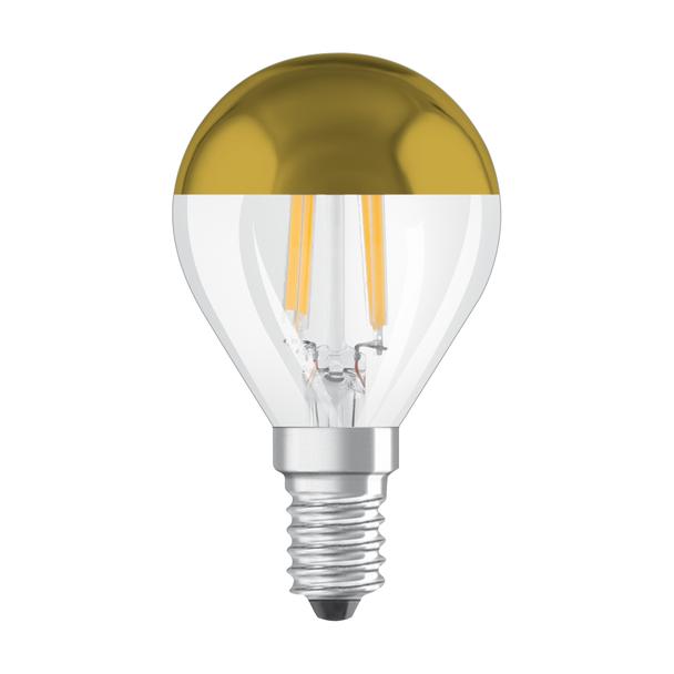 Lampa LED STAR CL P Filament szkło przezroczyste Mirror Gold 37 non-dim 4W 827 E14