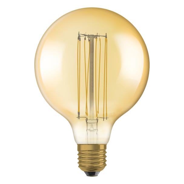 Lampa LED Vintage 1906 GOLD 125 dim 5,8W/822 E27