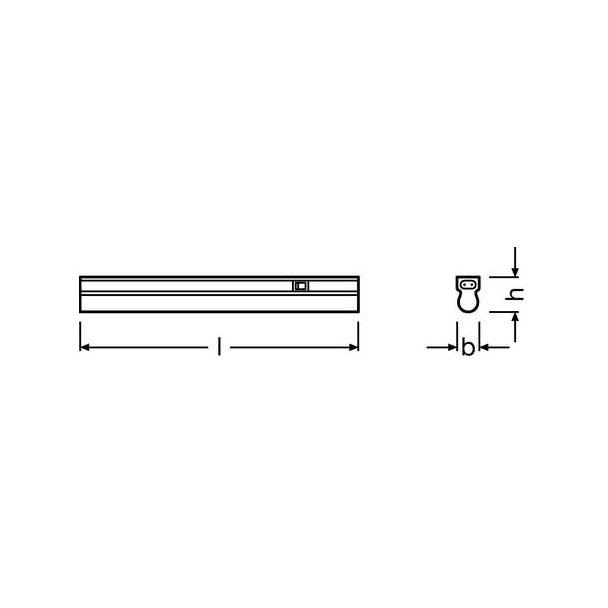 Linear LED 300 4W/3000K 230V IP20
