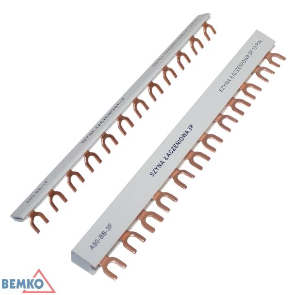 SZYNA ŁĄCZENIOWA 1F TYP-U 10MM2 12 MOD. A19-BB-1F BEMKO