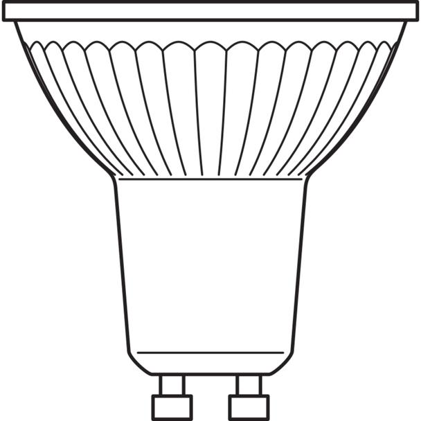 Lampa LED VALUE non-dim PAR16 50 36° 4,3W 830 GU10