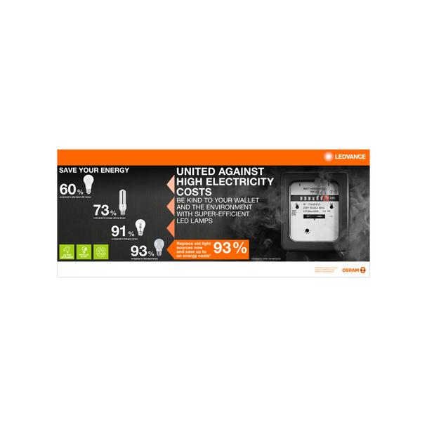 Lampa LED, klasyczny kształt bańki Edison 4W 830 230V szkło przezroczyste E27