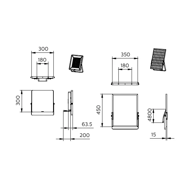 Naświetlacz LED Ledinaire BVP085 20W 2600lm IP65 3000K barwa ciepła ściemnialna LED26/830 9,11402E+11 PHILIPS
