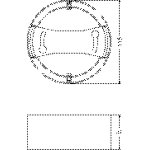 Ramka do oprawy DOWNLIGHT IP44 DN 115 WT
