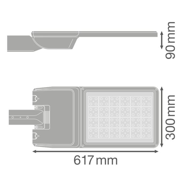 Oprawa uliczna STREETLIGHT FLEX LARGE 158W 730 RV25ST ALW