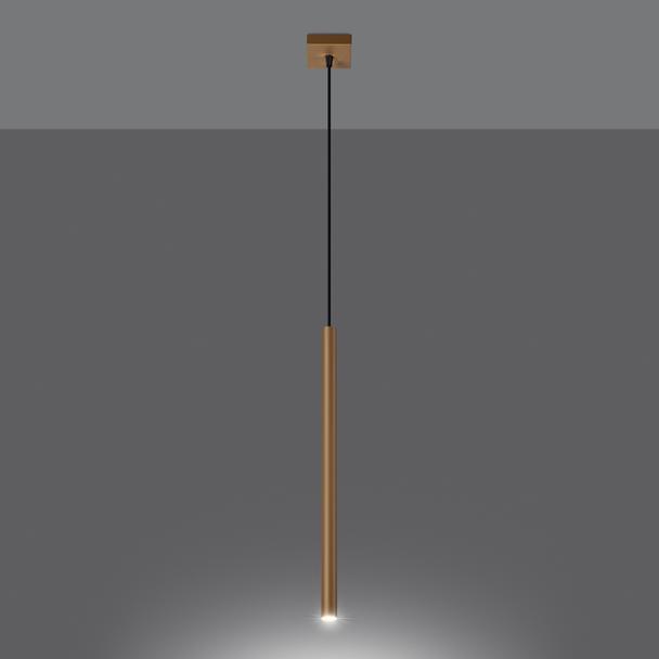 Sollux Lampa wisząca PASTELO 1 złota SL.1170