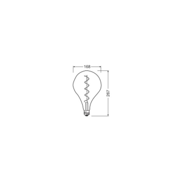 Lampa LED Vintage 1906 LED Filament szkło przezroczyste 15 dim 4,5W/817 E27