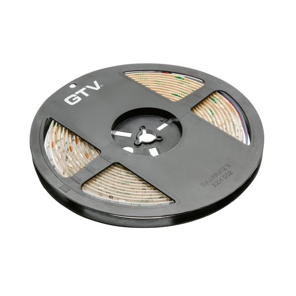 GTV TAŚMA FLASH RGB, 150 LED, 36W WOODODPORNA 10mm, ROLKA 5m LD-RGB-150-65 GTV Poland