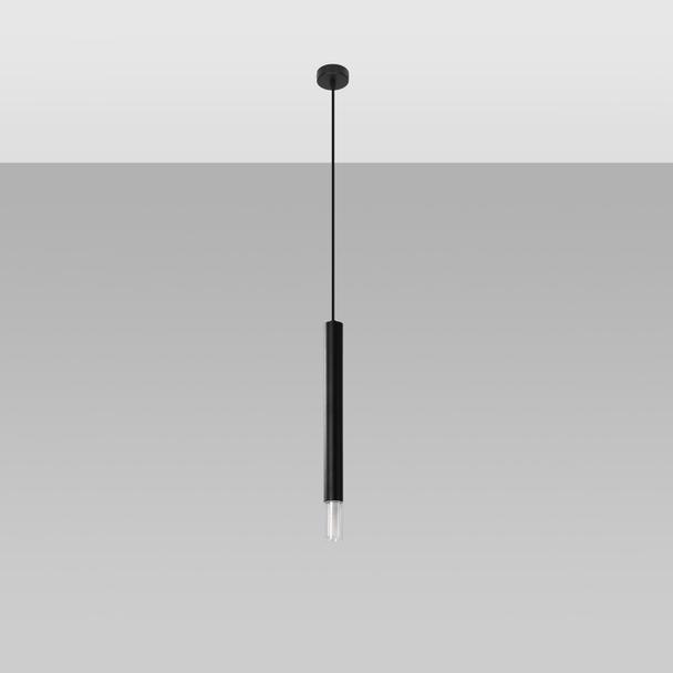 Sollux Lampa wisząca WEZYR 1 czarna