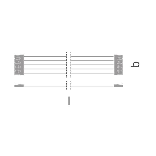 Oprawa DAMP PROOF 1200 2xLAMP HOUSING TH-KIT 5x2.5