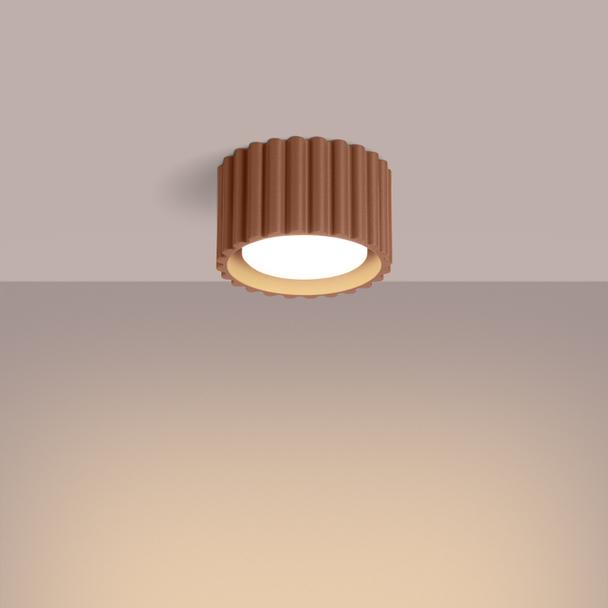 SOLLUX Plafon AURA 1 mocca Gx53 ; SL.1807