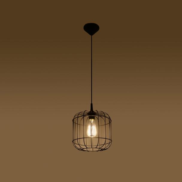 Sollux Lampa wisząca CELTA czarna SL.0296