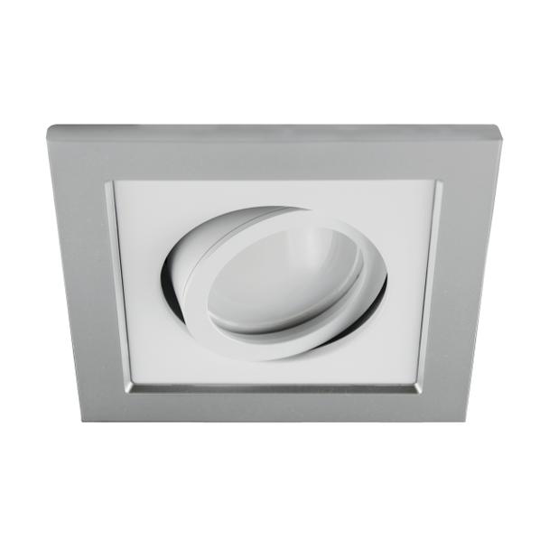 Sufitowa oprawa punktowa BORYS D SILVER/WHITE 03219 IDEUS