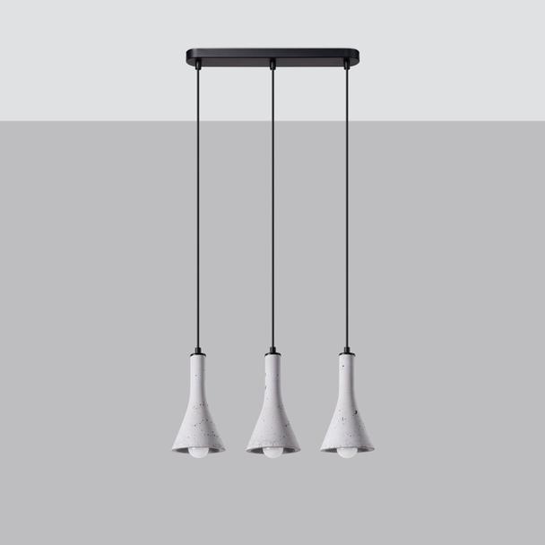 Sollux Lampa wisząca REA 3L beton SL.1225