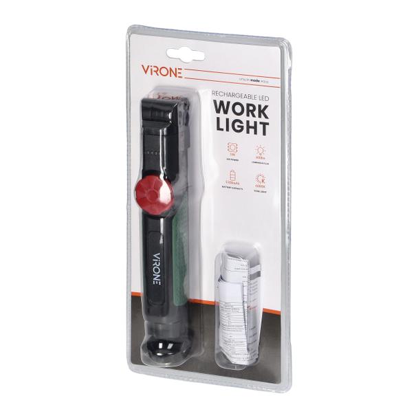 Latarka warsztatowa LED COB 5W, 600lm, 1500 mAh, składana WL-13 ORNO
