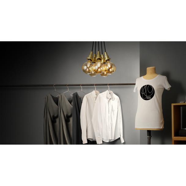 Lampa LED Vintage 1906 dim CL GLOBE125 Filament szkło przezroczyste GOLD 55 dim 7W 825 E27