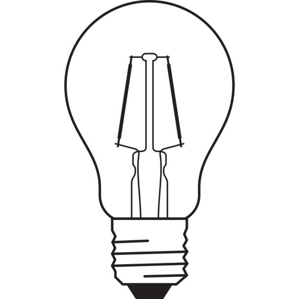 Lampa LED STAR CL A Green 15 non-dim 4W E27