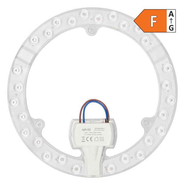 Uniwersalny panel świetlny LED AVIS II 24W 3000K biała ciepła z zasilaczem AD-SW-6250L3 ORNO