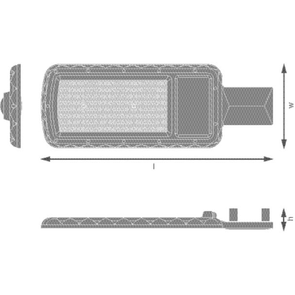 Oprawa uliczna URBAN LITE XL 150W 840 IP65 GY