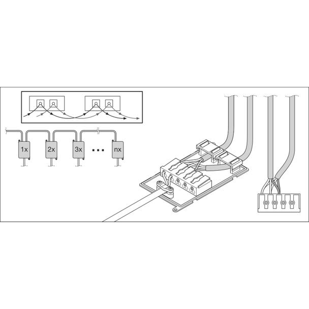 5 Stykowa puszka podłączeniowa CONNECTOR BOX 5POLE L/N