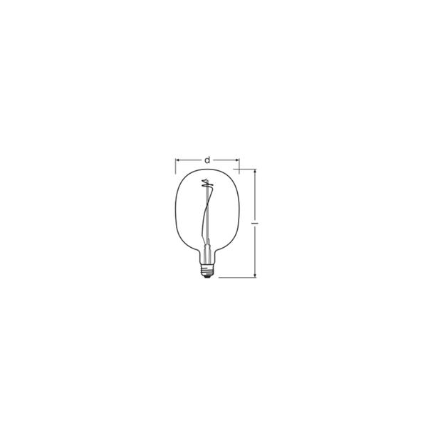 Lampa LED Vintage 1906 BALLON PINK dim 4,5W/816 E27