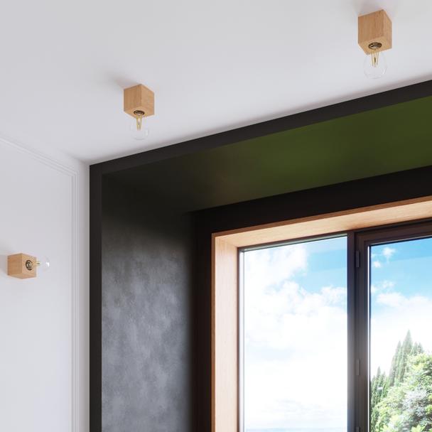 Sollux Lampa biurkowa ARIZ naturalne drewno SL.0677