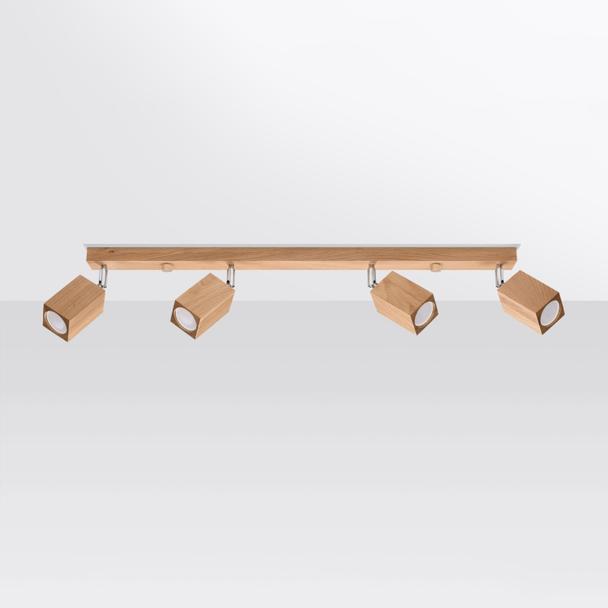 Sollux Plafon KEKE 4 dąb SL.1038