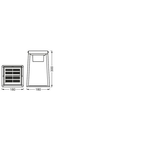 Oprawa SMART OUTD BT TABLE FRAME SOLRGBW  LEDV