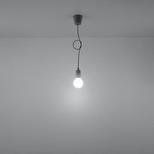 Sollux Lampa wisząca DIEGO 1 szara SL.0575