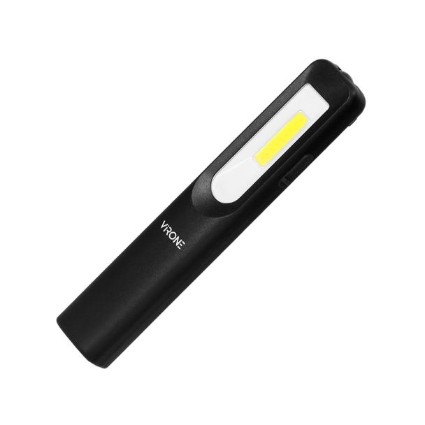 Latarka warsztatowa LED 3W 200lm + 3W 150lm, 1200mAh, 3 funkcje 100%, 50%, dioda frontowa, magnes, z WL-2 ORNO