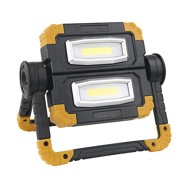 GEMINIX LED 2x10W, podwójny naświetlacz roboczy, przenośny z akumulatorem, 1200lm, IP44, 4000K, 5000 AD-NR-6466L4 ORNO