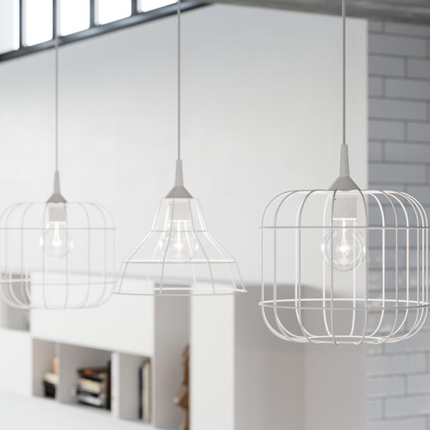 Sollux Lampa wisząca CELTA biała SL.0295
