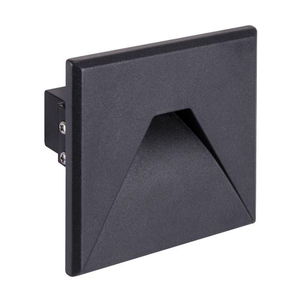 Oprawa schodowa lampa ścienna LED 1,6W czarna 03909 IDEUS