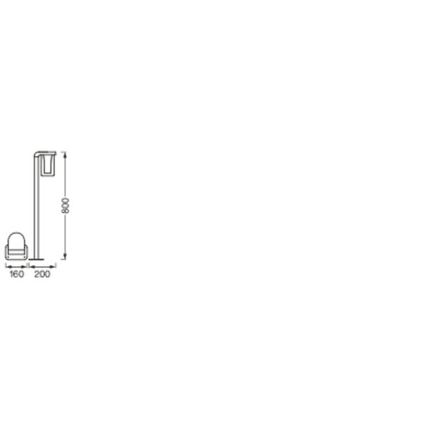 Oprawa SMART+ OUTD WIFI CASCADE80CM RGBW DG