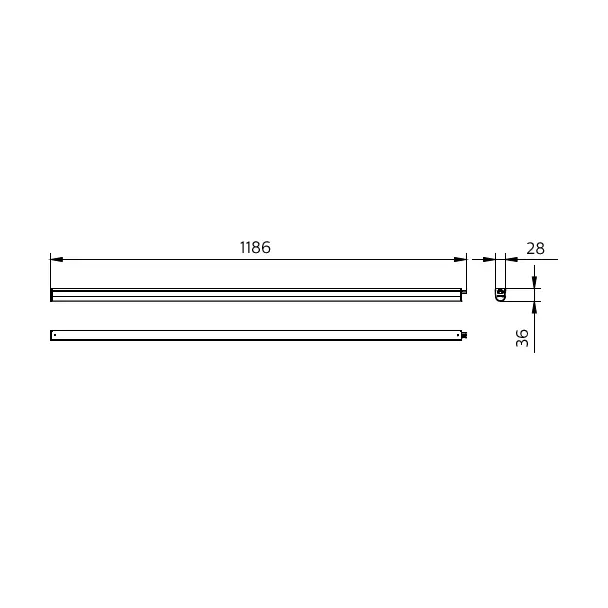 Oprawa LED belka Ledinaire BN021C 20W 1900lm IP20 3000K barwa ciepła LED19S/830 120cm 5 lat gw. PHIL 9,11402E+11 PHILIPS