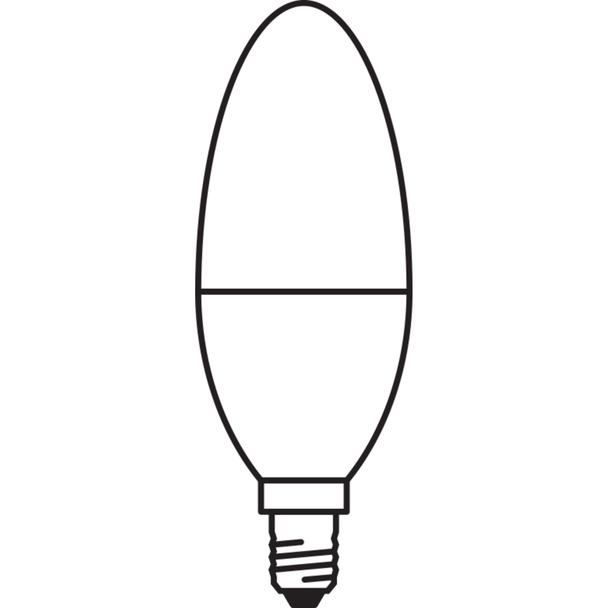 Lampa LED SMART+ ZB CL B Frosted TW 40 yes 4,9W/ E14