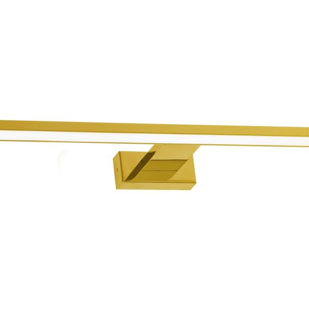 kinkiet łazienkowy nad lustro LED Shine 15W 1050lm 4000K złoty ML6338 Milagro