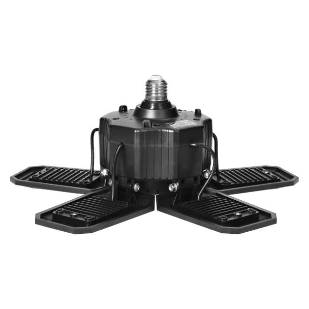 RIGEL LED, lampa warsztatowa składana 5-skrzydłowa, E27, 55W, 6500K, 4950lm WL-10 ORNO