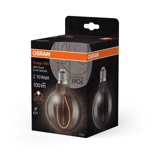 Lampa LED Vintage 1906 SMOKE 95 3,4W/818 E27