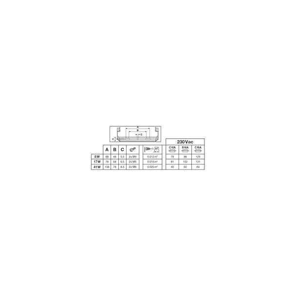 FL 20 P 17W 2K4LM 830 PS SY100 BK  LEDV