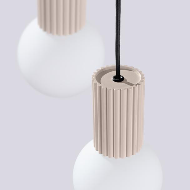 Lampa wisząca HALO 3P taupe