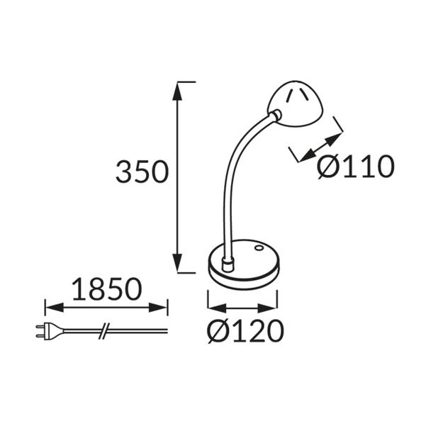 RONI LED GREEN 02875 IDEUS