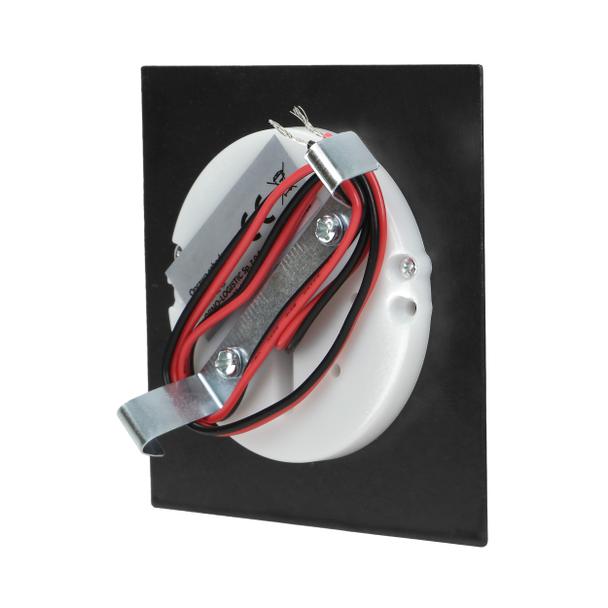 DRACO LED NEW 1,5W, oprawa schodowa podtynkowa, 12VDC, 30lm, 4000K, czarny, innowacyjny sposób monta AD-OS-6164L4/B ORNO