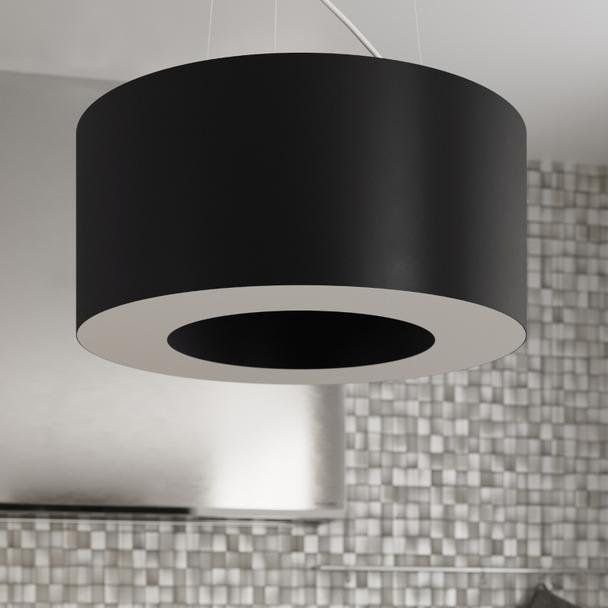 Sollux Żyrandol SATURNO SLIM 70 czarny SL.0754