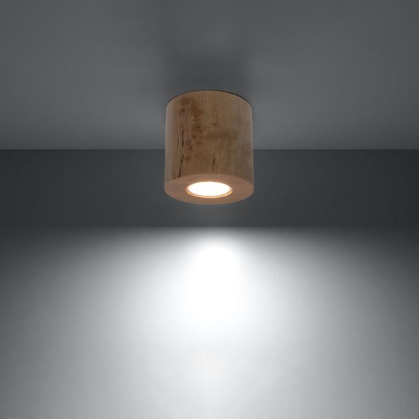 Sollux Plafon ORBIS naturalne drewno SL.0492