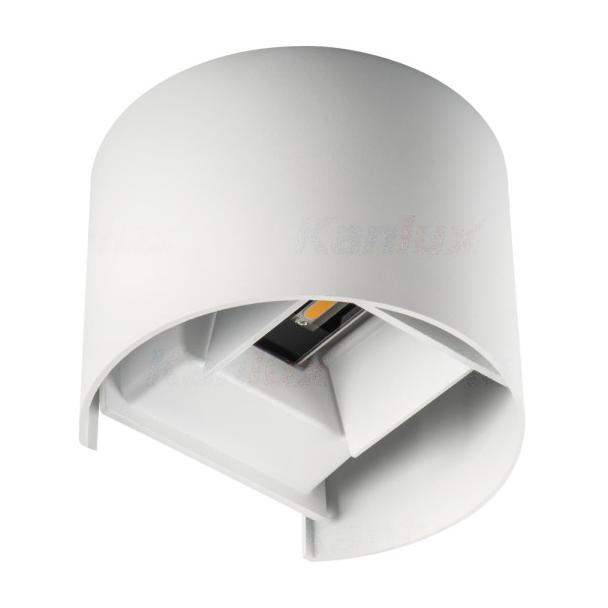 Oprawa elewacyjna REKA LED EL 7W-O-W 7W 4000K barwa neutralna IP54 Biały 28993 KANLUX