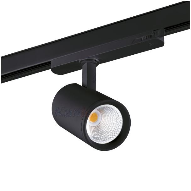 Projektor szynowy LED 18W 1800lm 4000K 220-240V IP20 ATL1 18W-940-S6-B czarny 33133 KANLUX