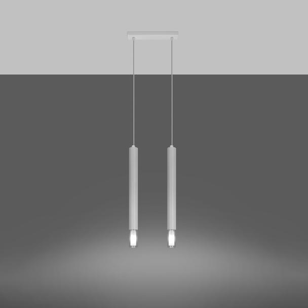 Sollux Lampa wisząca WEZYR 2 biała SL.0958