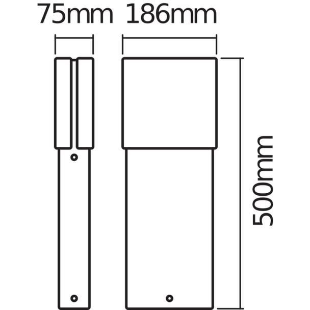ENDURA STYLE ELLIPSE 50CM 13W DG LEDV Oprawa zewnętrzna